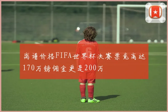 离谱价格FIFA世界杯决赛票竟高达170万镑佣金更是200万